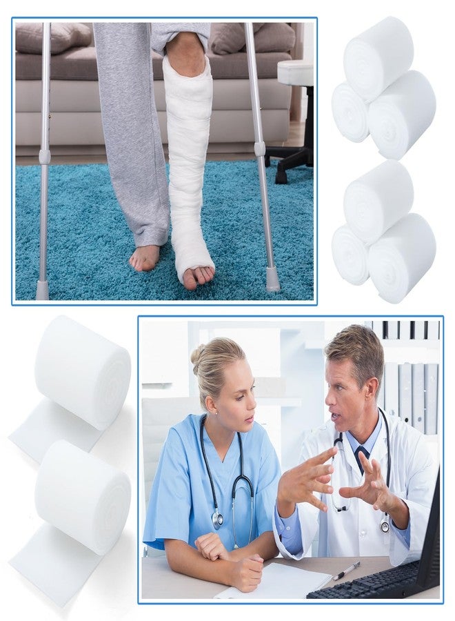 Threlaco ضمادات ثريلاكو لعلاج الوذمة اللمفاوية، 4 قطع، للساقين، ضمادات حشو، ضمادات طبية غير لاصقة من الفوم، ضمادات حشو للوذمة اللمفاوية تحت الضمادات الرغوية لتوزيع الضغط والوذمة الرياضية - Image 3